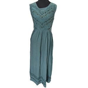 Vintage Anjali Boho Fairycore A-Line Dress | Women's M